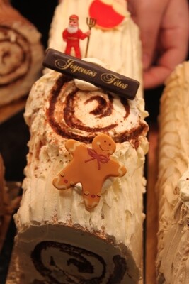 Bûche roulée mousse kirsch