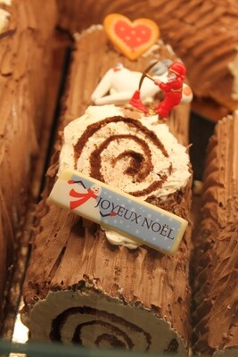 Bûche roulée mousse chocolat