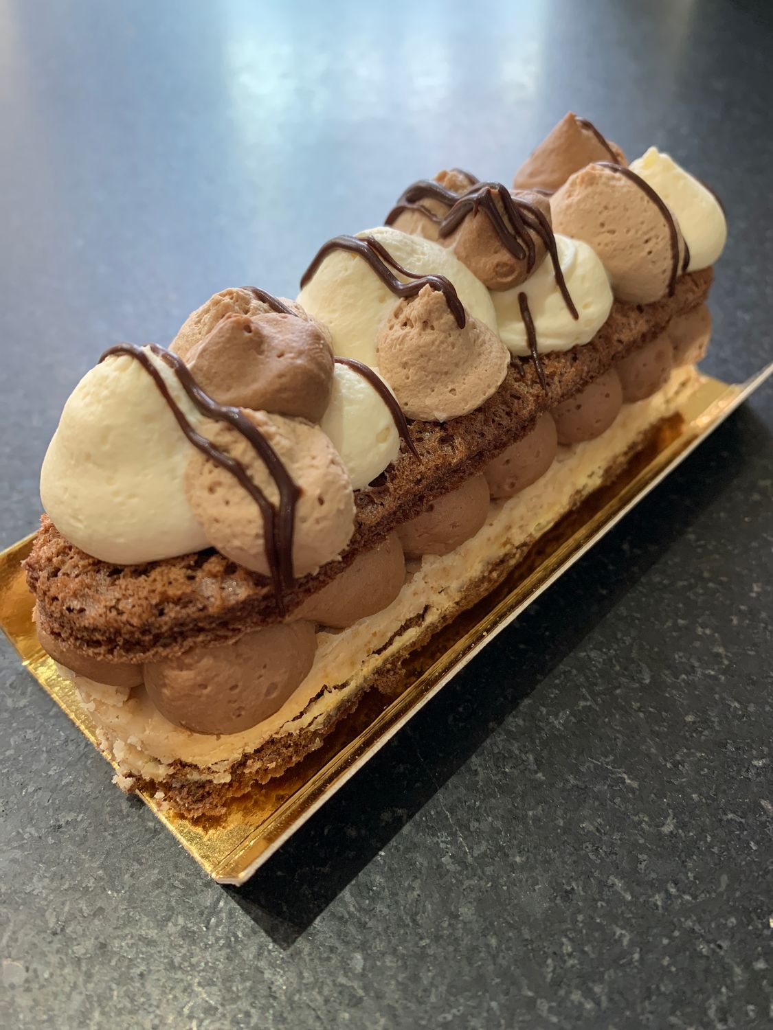 Eclair mousse 3 chocolats