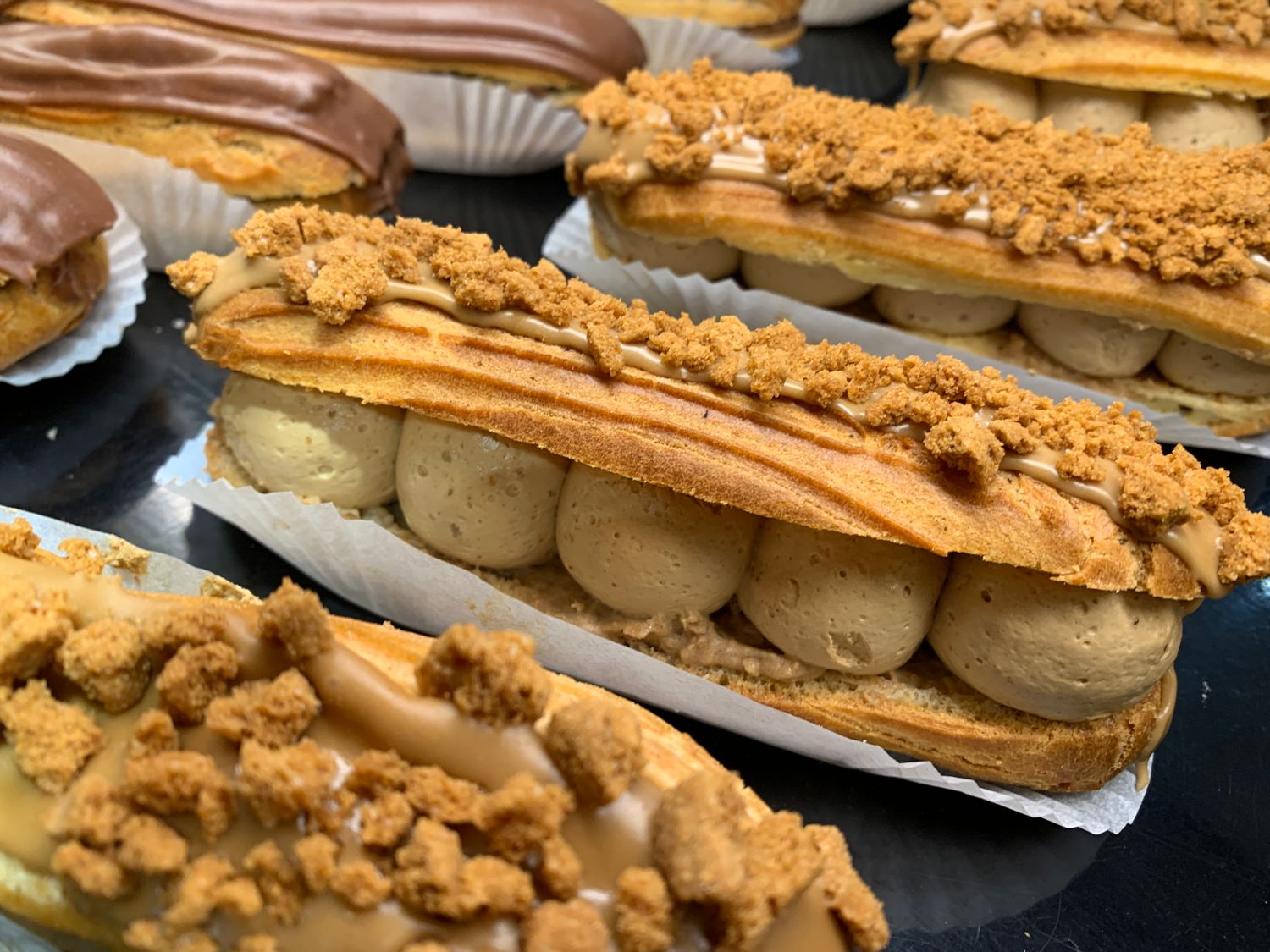 Eclair café spéculos