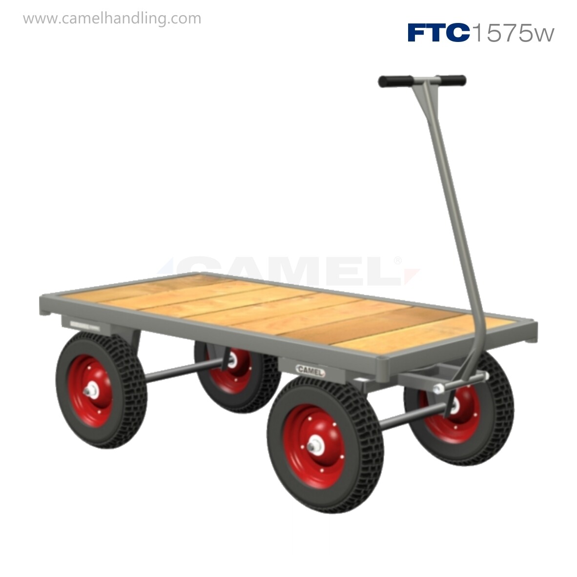 Warehouse Wooden-deck Wagon FTC1575w