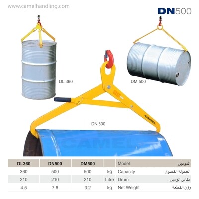 خطاف للبراميل Drum Lifter DN500