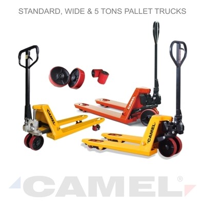 Standard, Wide and Extra Loading Pallet Trucks