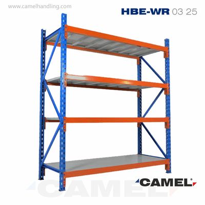 نظام راكات التخزين المتوسط / الثقيل  Longspan Shelving for Medium / Heavy Storage 2.5 m Height