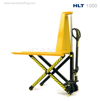 عربات بالتة شوكية رفع هيدروليكي يدوي علي مقصHigh Lift Scissor Pallet Truck HLT1000