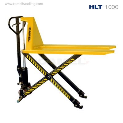 عربات بالتة شوكية رفع هيدروليكي يدوي علي مقصHigh Lift Scissor Pallet Truck HLT1000