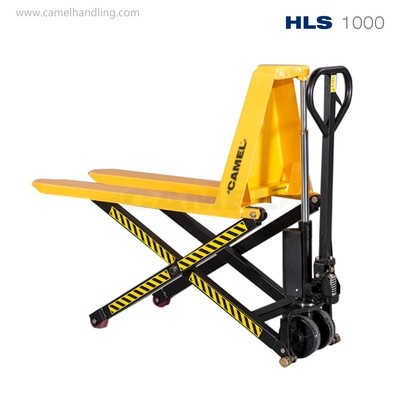 عربات بالتة شوكية رفع هيدروليكي يدوي علي مقصHigh Lift Scissor Pallet Truck HLS1000