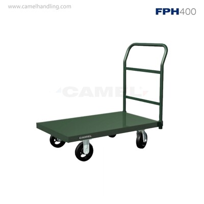 تروللي منصة حديد FPH400 للمخازن والمصانع – حمولة 400 كجم