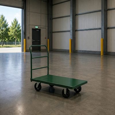 تروللي منصة حديد FPH400 للمخازن والمصانع – حمولة 400 كجم
