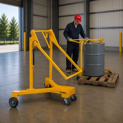 تروللي رفع البراميل من البالتات DJ365 – Drum Palletizer لبراميل 55 جالون