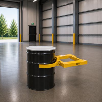 تركيبة شوكية أحادية للبرميل DG10 – Single Forklift Drum Grab