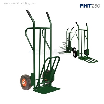 تروللي رأسي FHT250 للكراتين والصناديق بلسان تحميل إضافي – Vertical Warehouse Hand Truck