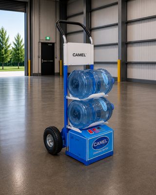 تروللي يدوي FHT200W لنقل عبوات المياه والكراتين – 4 عبوات 5 جالونات | Bottled Water Hand Truck