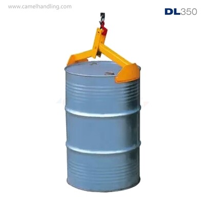 خطاف رفع البراميل DL350 – رافع براميل صلب 210 لتر للرافعات الشوكية والأوناش