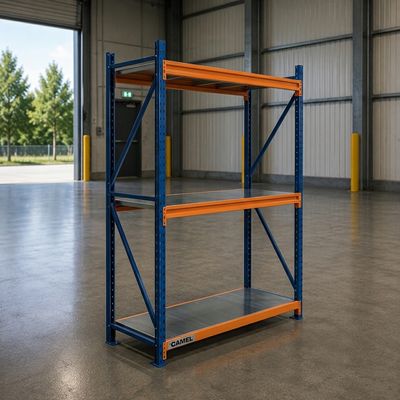 راكات تخزين متوسط وثقيل 2 متر | Longspan Shelving – 300 kg/Layer