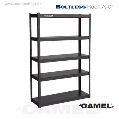وحدة أرفف تخزين بدون مسامير 5 أرفف | Boltless Rack A-01 – 150 كجم/رف