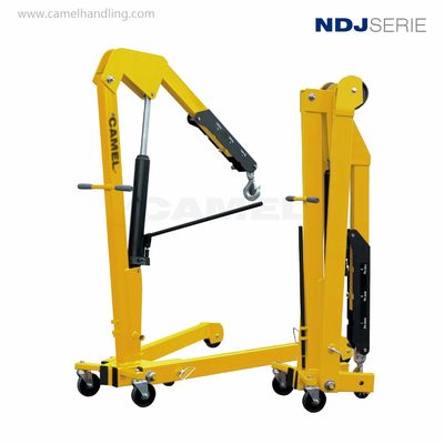 رافعة ورشة هيدروليكية قابلة للطي NDJ10 – حمولة تصل إلى 1 طن | Foldable Shop Crane
