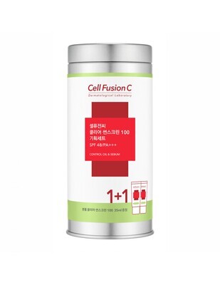 CELL FUSION C Advanced Clear Sunscreen 100 SPF 50 PA++++ Krem przeciwsłoneczny dla skóry tłustej i problematycznej 2x35 ml