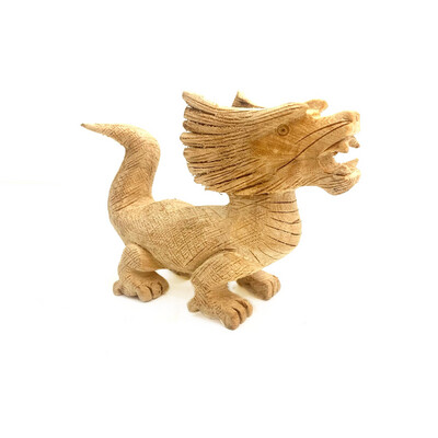 Деревянная фигурка в форме дракона из дерева пало санто, 1 шт