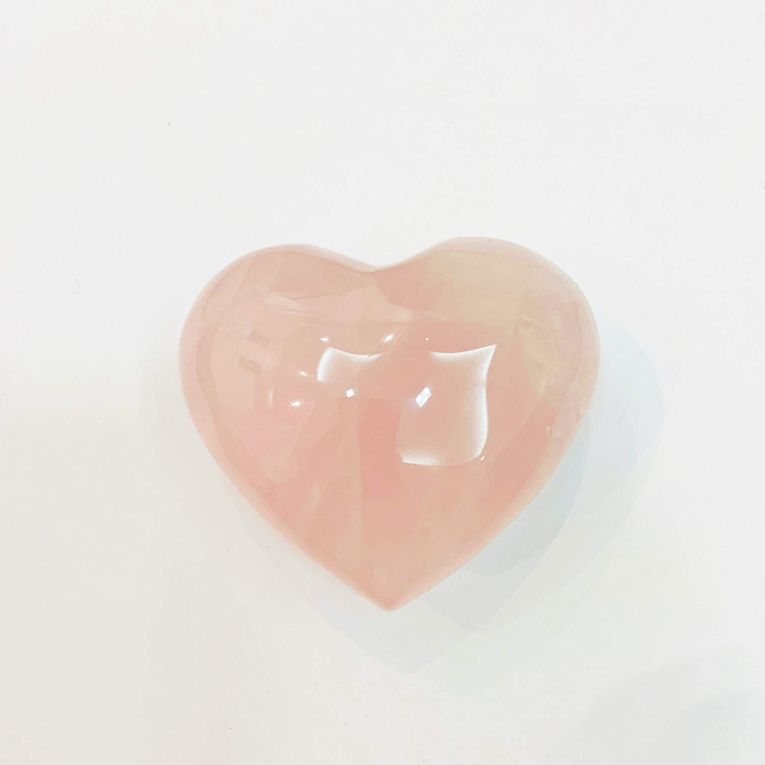 Сердце розовый кварц, 1 шт (130 гр)
