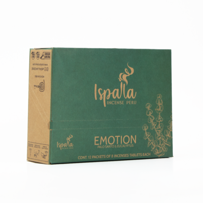 Кубики ISPALLA Palo Santo «Эмоции» (аромат пало санто и эвкалипт) 12 упаковок