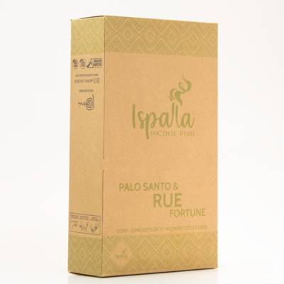 Благовония ISPALLA: Пало Санто & Рута (12 упаковок)