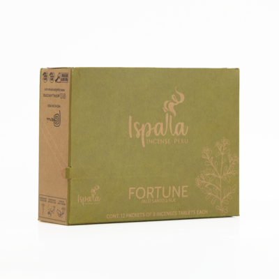 Кубики ISPALLA Palo Santo «Удача» (аромат рута и пало санто) 12 упаковок