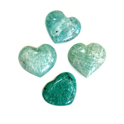 Сердце амазонит, 1 шт (75-80 гр)
