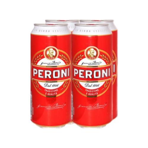 Peroni Red Label 4x500ml Cans