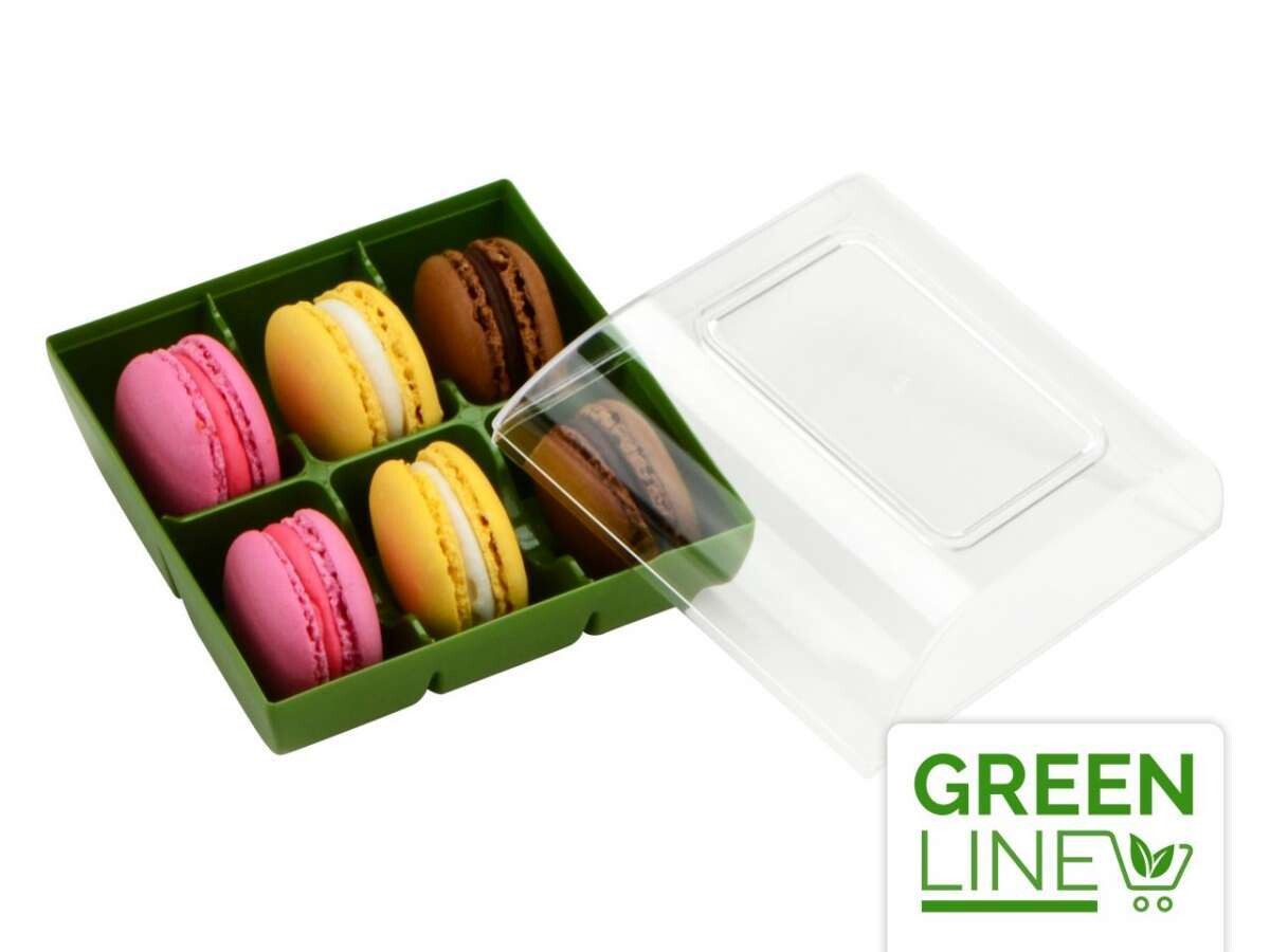 Silikomart Macaron Verpackung grün 6er GREENLINE