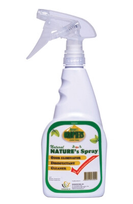 Natures Droplets Nature&#39;s Spray 3-IN-1 Disinfectant Odor Eliminator Cleaner