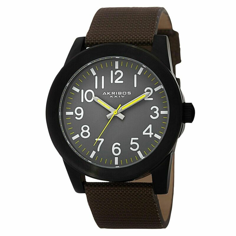 Akribos XXIV AK779BKBR Men's Classic Watch Akribos XXIV AK779BKBR Men's Classic Watch