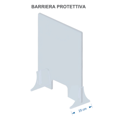 BARRIERA PROTETTIVA PLEXIGLAS