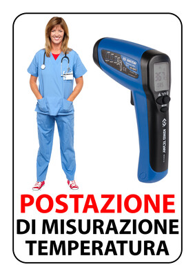 CARTELLO &quot;POSTAZIONE DI MISURAZIONE...&quot;
