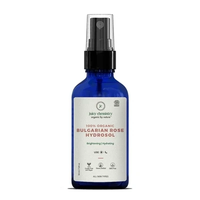Juicy Chemistry | BIOLOGISCHE ROZENWATER TONING MIST , 50 ML Juicy Chemistry | BIOLOGISCHE ROZENWATER TONING MIST , 50 ML