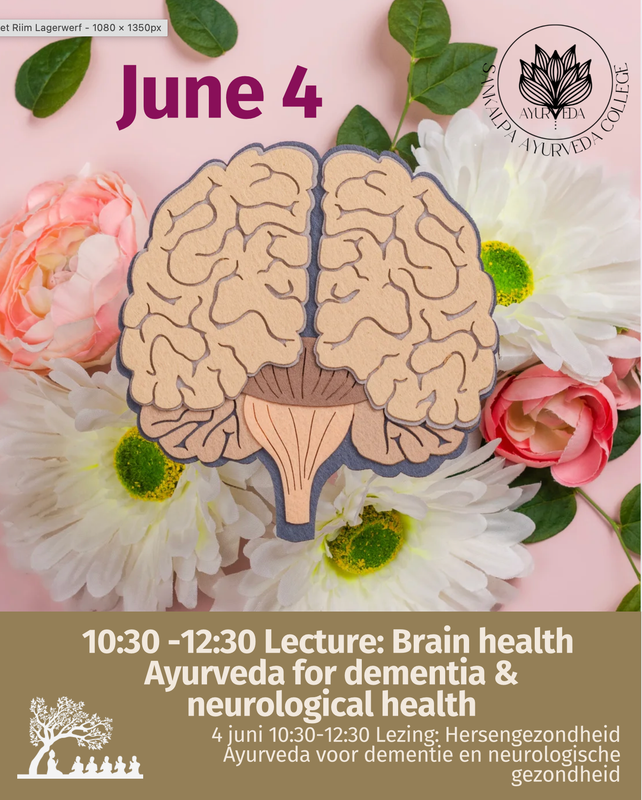 ZOOM SESSION WEDNESDAY JUNE 4: AYURVEDA FOR DEMENTIA &amp; NEUROLOGICAL HEALTH WITH DYLAN SMITH