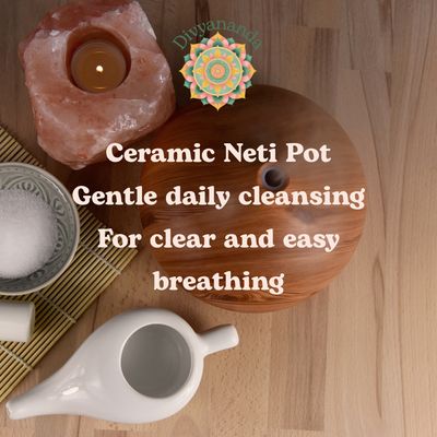 Ceramic Neti Pot – 225 ml (Chocolate)