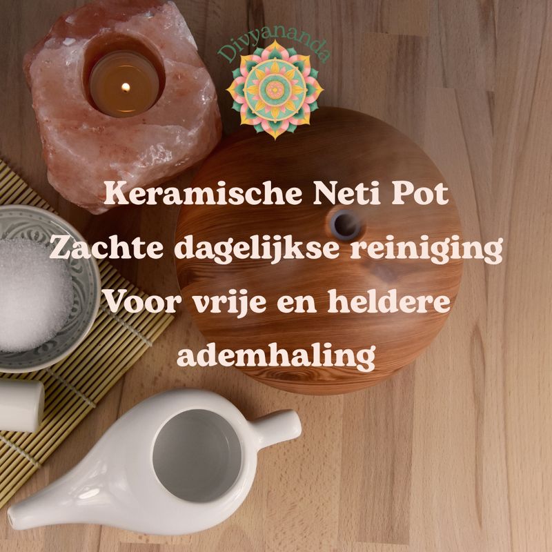 Ceramic Neti Pot – 225 ml (Blue)