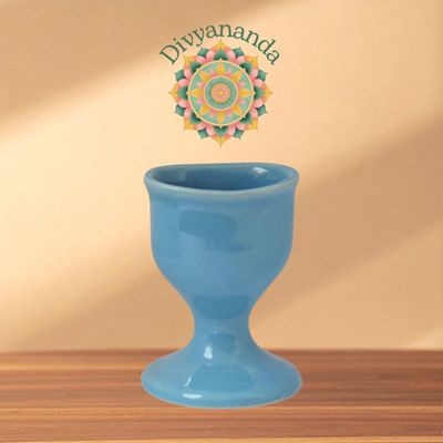Ceramic Eye Wash Cup (Blue) Ceramic Eye Wash Cup (Blue)