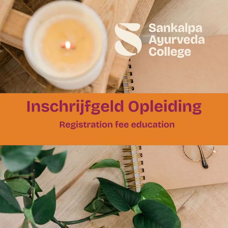 Registration fee | Inschrijfgeld Opleiding Registration fee | Inschrijfgeld Opleiding