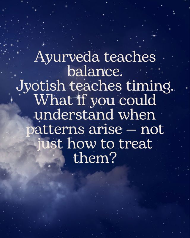 Foundations of Jyotish for Ayurveda Students & Practitioners