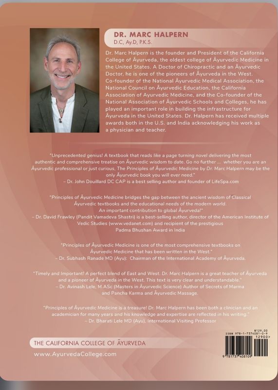 Principles of Ayurvedic Medicine