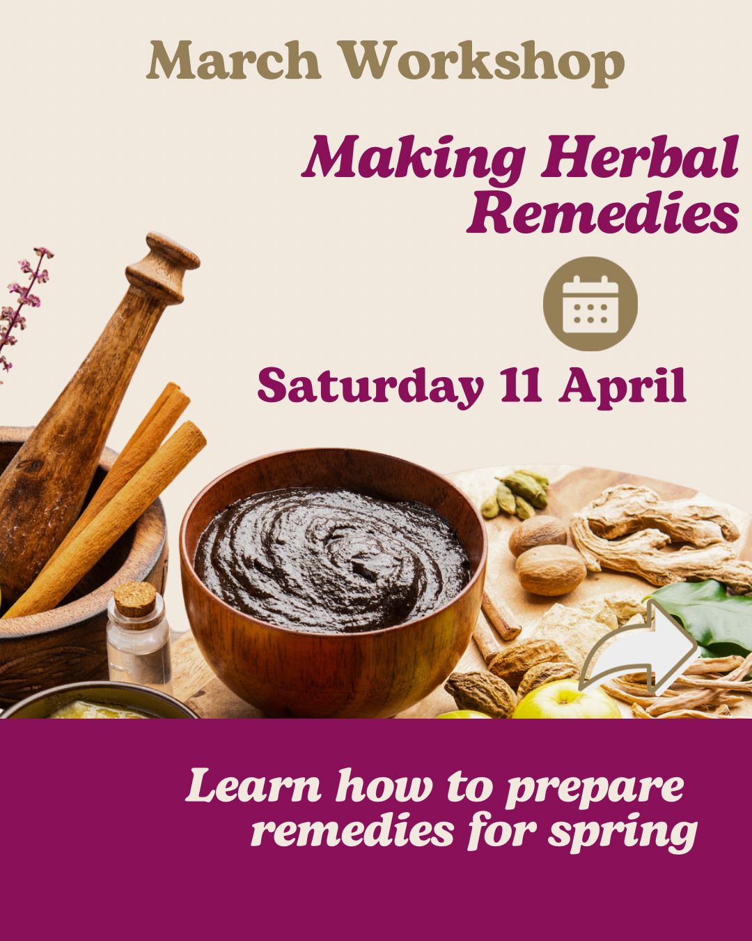 Ayurvedic Herbal Remedies Intensive – April Edition 