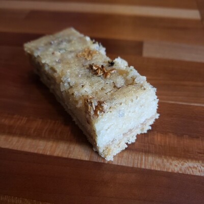 4 Lilac Butter Mochi Cookie Bars, GF
