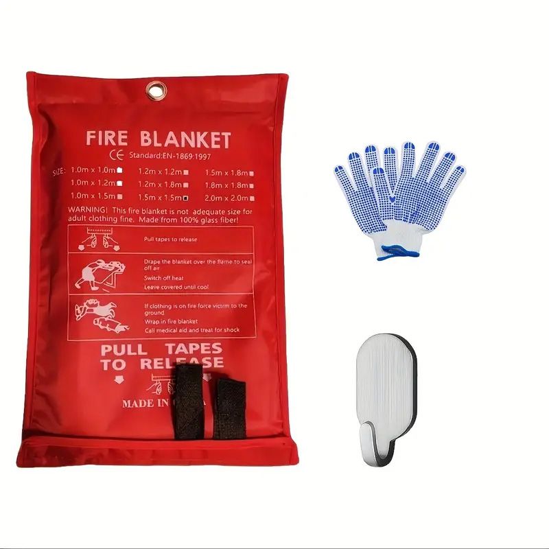 Emergency Fire Blanket - 59&quot; x 59&quot;