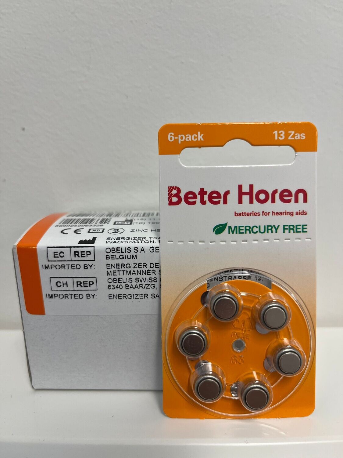 Beter Horen - batterijen hoorapparaat nr. 13