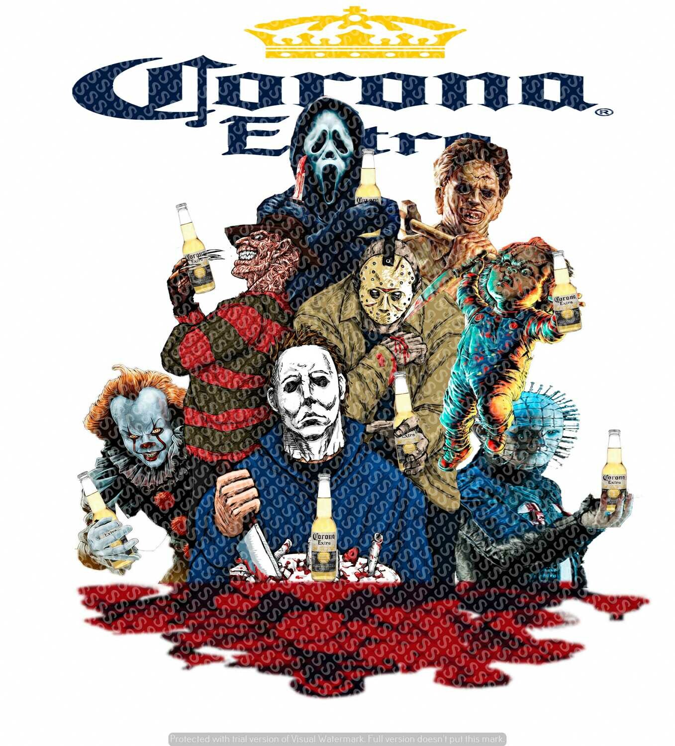 Digital File Halloween Characters - Corona
