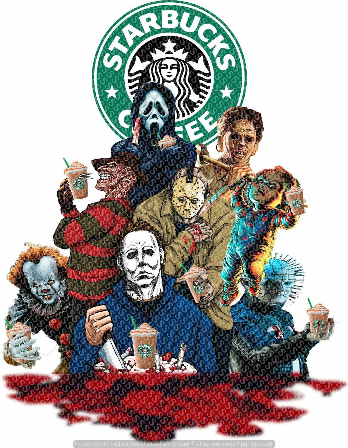 Digital File Halloween Characters - Starbucks