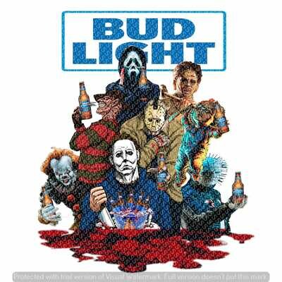 Digital File Halloween Characters - Bud Light 2
