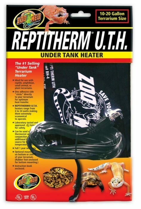 ZOO MED- REPTITHERM UTH 10-20 gallon